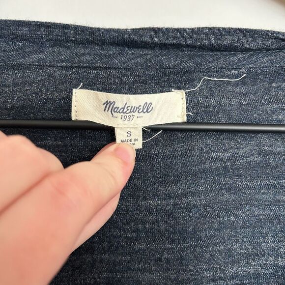 Madewell Navy Top - Picture 4 of 6